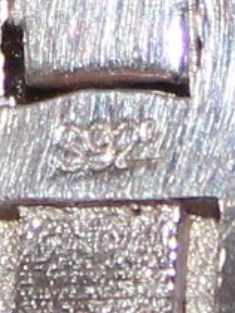 Sterling Silver Cubic Zirconia Bangle Bracelet 18 Grams - Picture 3 of 4